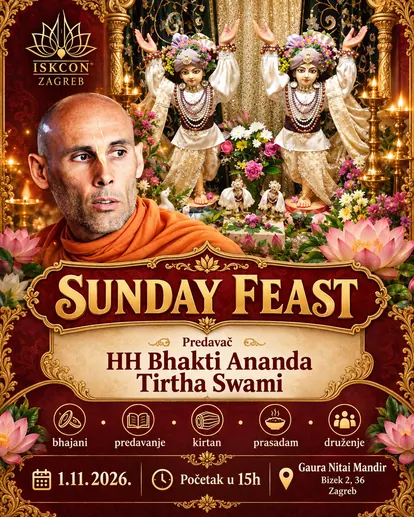 Sunday Feast - HH Bhakti Ananda Tirtha Swami